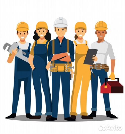 Требуются строители на предприятие