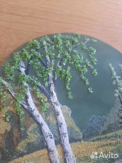 Пейзаж на камни нефрит 1997год