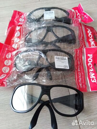 Очки защитные открытые росомз (стекло)