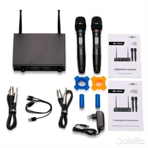 Цифровые радио микрофоны новые SE-200D (гарантия)
