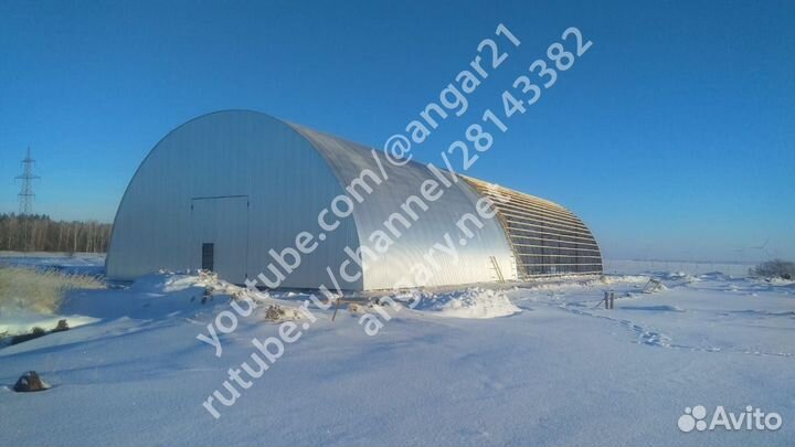 Ангар под ключ 773 м2