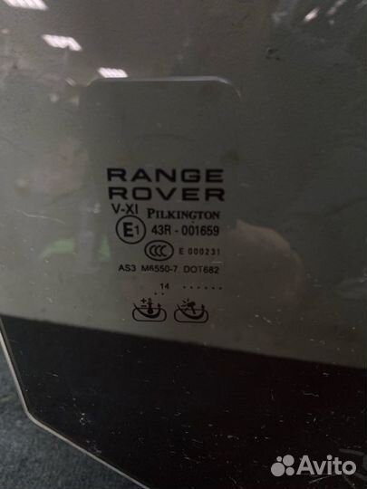 Стекло двери заднее правое Land Rover Range Rover