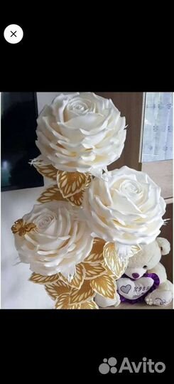 Светильник роза из изолона