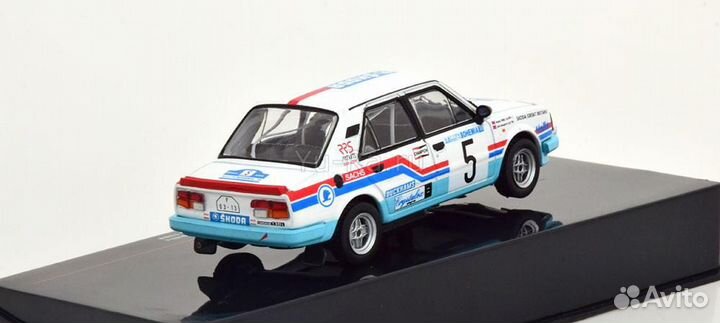 Skoda 130L №5 Rally Bohemia 1988 Ралли 1:43 Yu-Ra