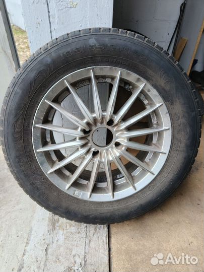 Колеса летние на литых дисках/ r14