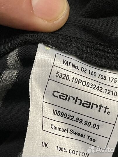 Лонгслив Carhartt оригинал