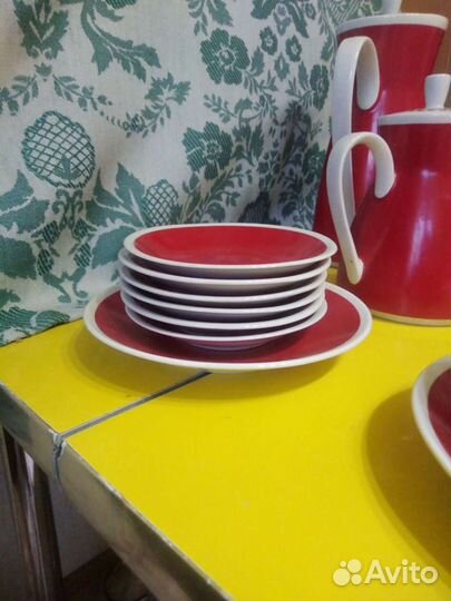 Кофейный сервиз freiberger porzellan, гдр 1970е г