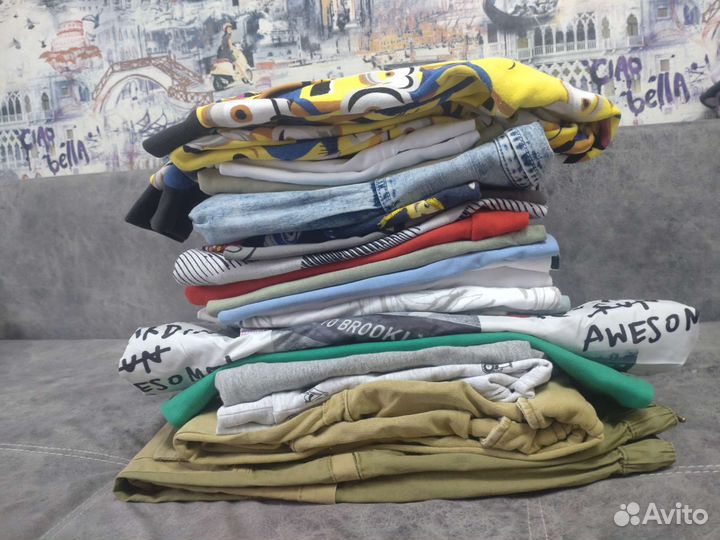 Пакет брендовых вещей для мальчика 9-11 лет