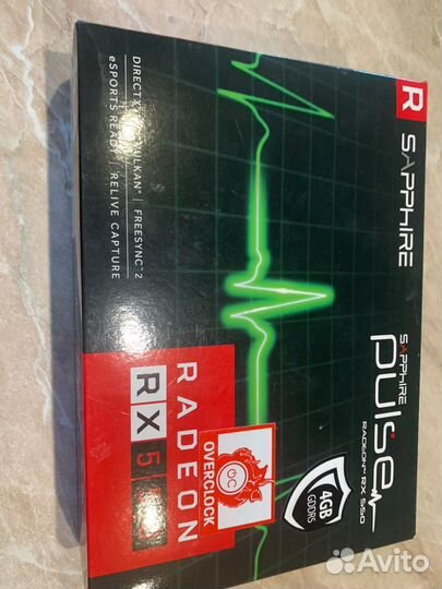 Видеокарта Sapphire pulse Radeon RX 550