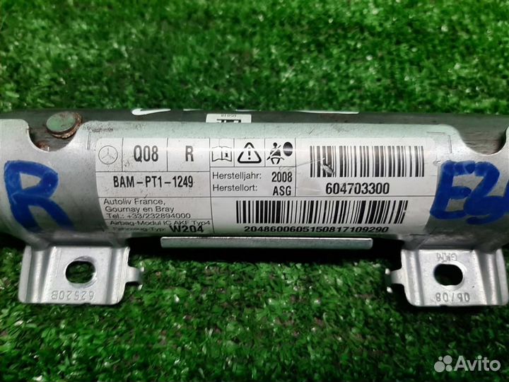 Подушка безопасности (шторка) правая Mercedes Ben