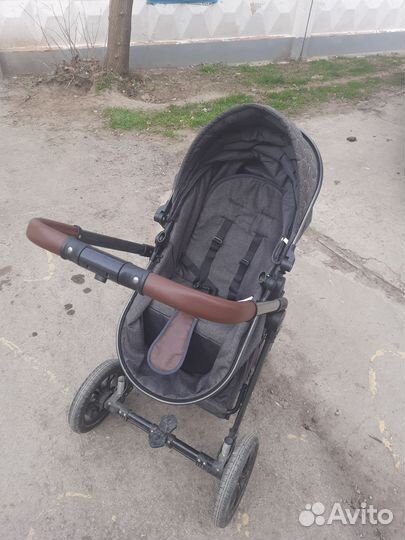 Коляска-трансформер 2в1 Luxmom V9, серая