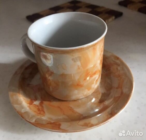 Чашки с блюдцами из Польши 6 шт