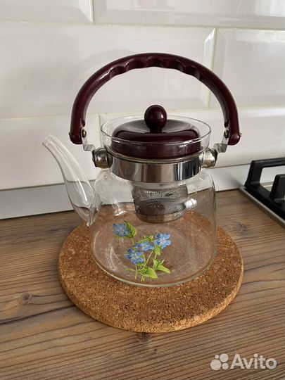 Заварочный чайник, можно греть на огне