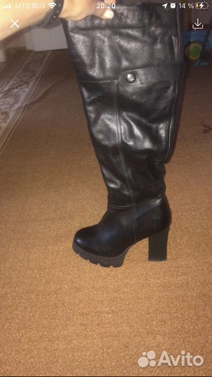 Продам зимние ботфорты в идеальном состоянии