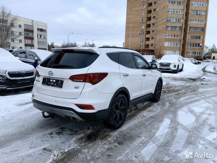 Hyundai Santa Fe 2.2 AT, 2016, 198 000 км