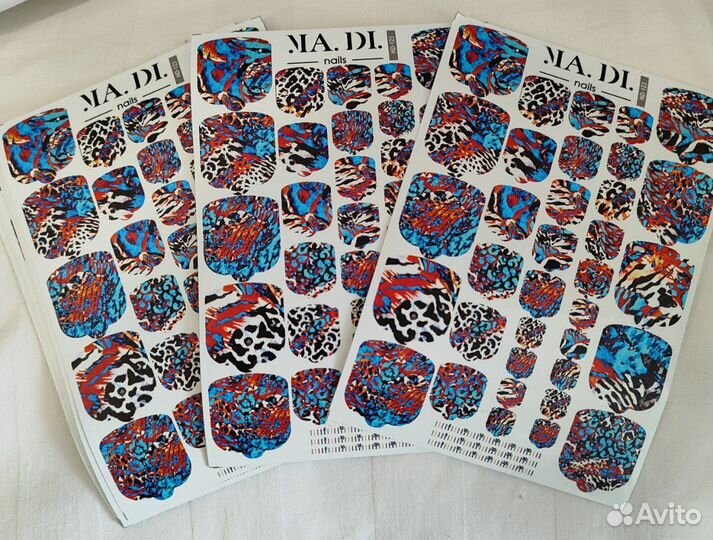 Новые наклейки на ногти