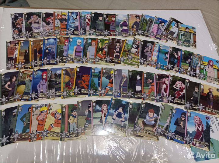 Набор карточек Наруто 60 штук без повторов
