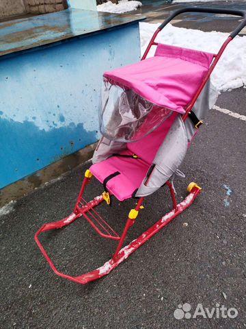 Коляска санки