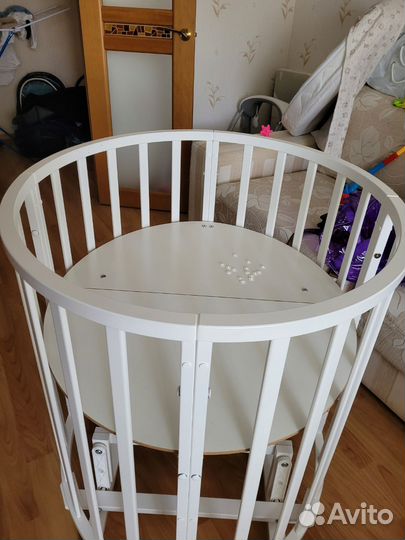 Детская кроватка круглая