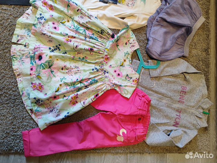 Одежда для девочки 104 110 пакетом