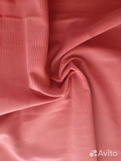 Ткань Вельвет Красный/Серый/Желтый