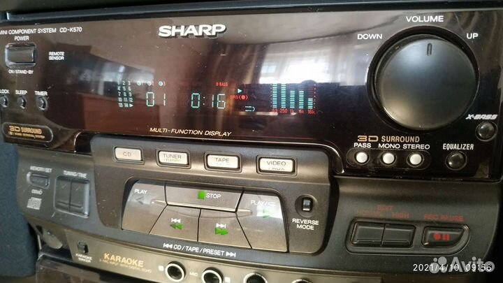Музыкальный центр sharp cd