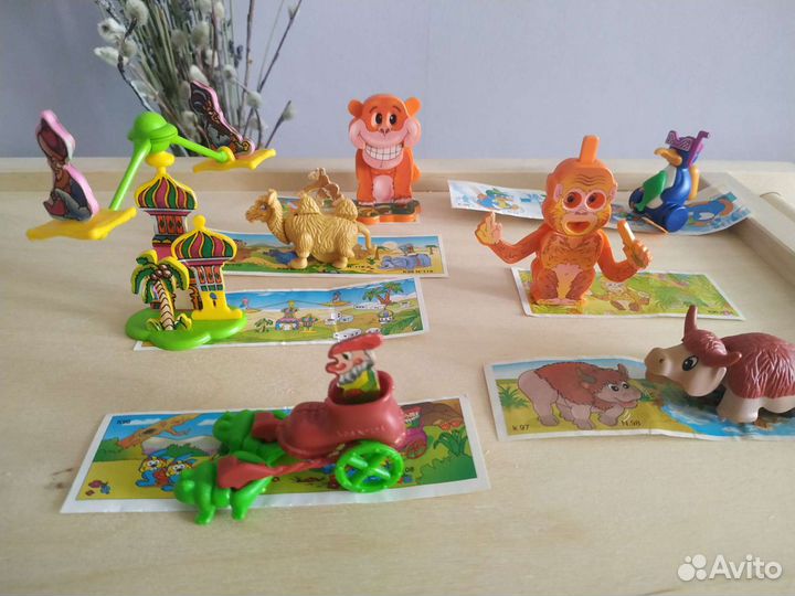 Киндер фигурки животных