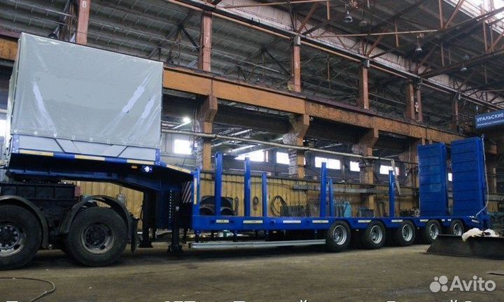 Полуприцеп трал (тяжеловоз) Авиком 98713-04 высокорамный, 2023