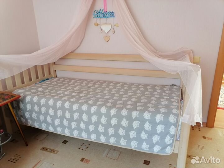 Кровать массив березы 90х190