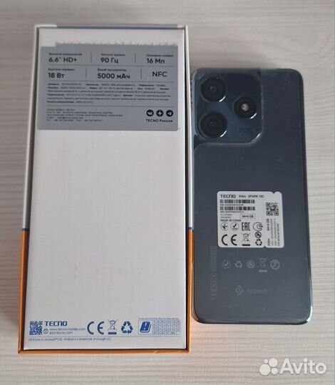 TECNO Spark 10c, 4/64 ГБ