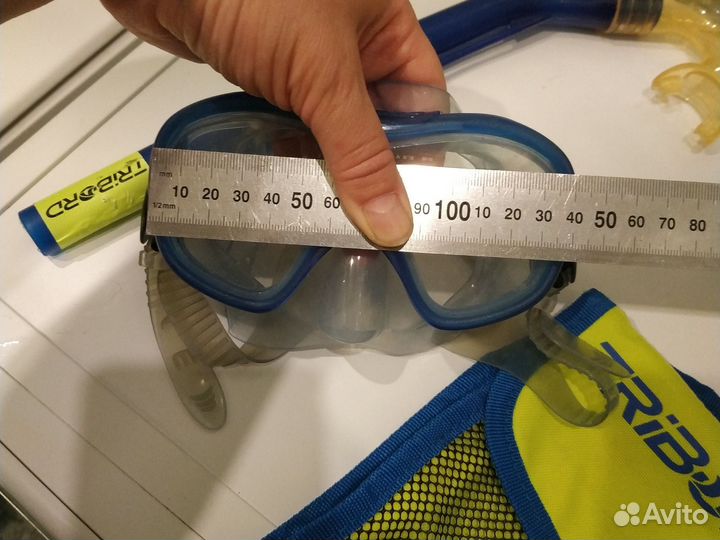 Маска с трубкой для плавания Tribord