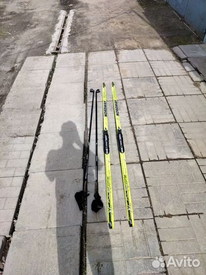 Лыжи беговые коньковые 195