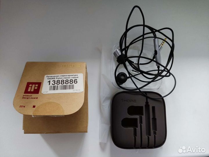 Наушники 1 more piston classic гарнитура
