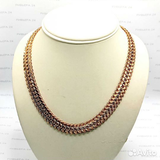 Золотое колье 55 см 585 пробы 18.75 грамм