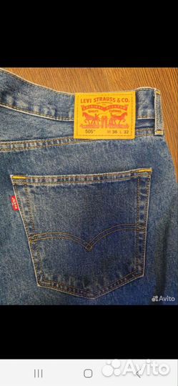 Джинсы мужские levis 505 оригинал