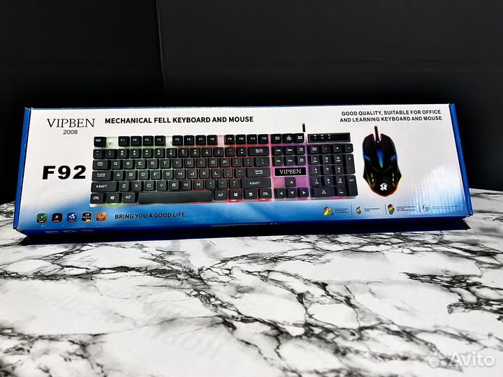 Игровая Клавиатура и Мышь Новый комплект