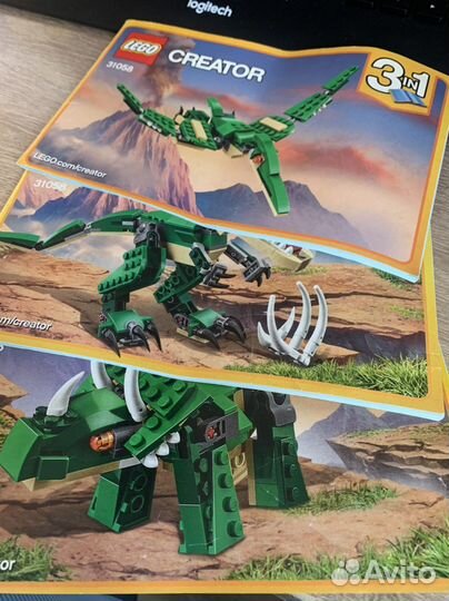 Lego creator 3 в 1 динозавр