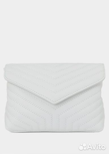Сумка натуральная кожа белая