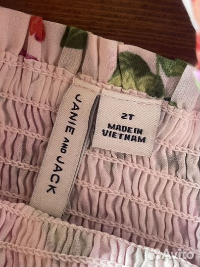 Летняя блузка Janie and Jack