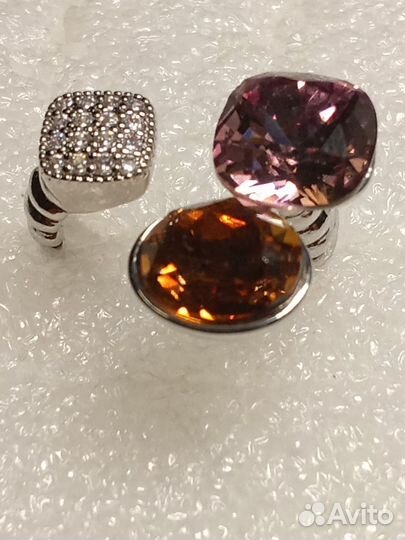 Стильное Кольцо с Султанитом 17,5