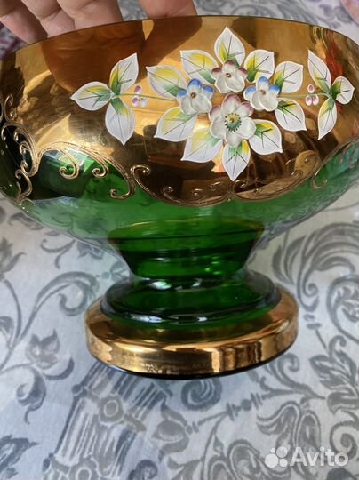 Ваза для фруктов Богемия