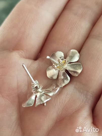 Серьги. Серебро