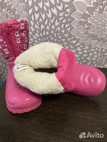 Резиновые сапоги для девочки