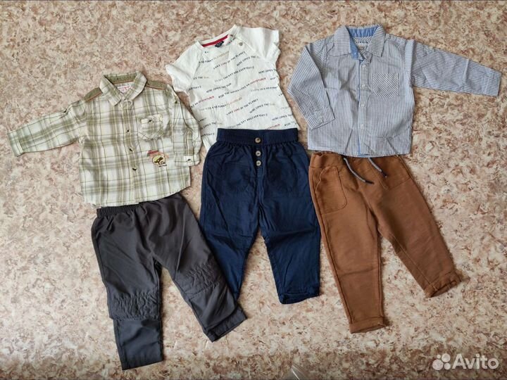Костюмы из Франции на мальчика 86 отл сост