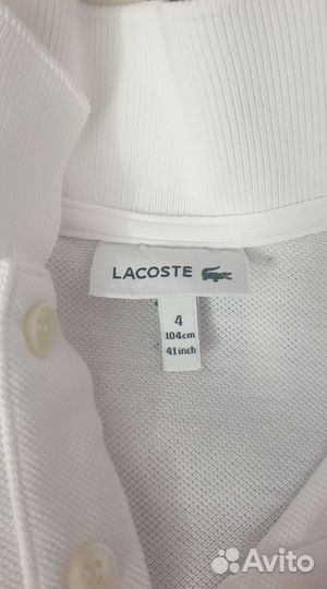 Поло для мальчика Lacoste оригинал на 4 и 2 года