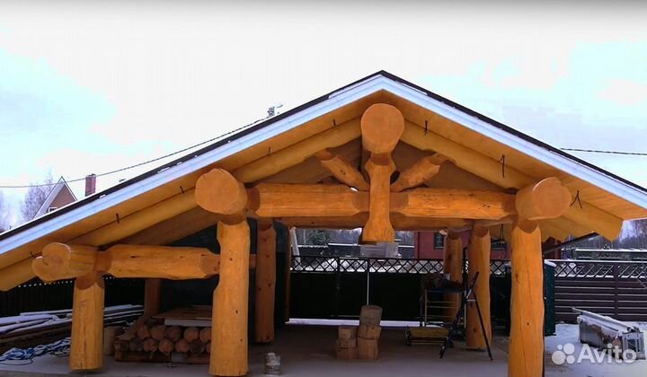 Навес для автомобиля post beam