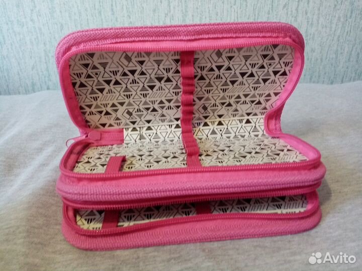 Пенал школьный двухсекционный