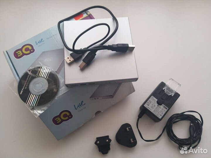 3Q Портативный оптический привод Slim DVD RW Drive