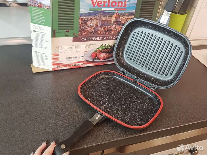 Сковорода-гриль двухстороняя Флоренция