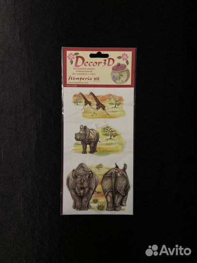Наклейки стикеры 3D